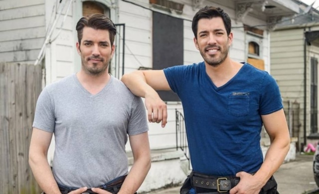 Divulgação/Discovery Os gêmeos Jonathan e Drew Scott, que comandam o reality 'Irmãos à Obra', no Discovery.