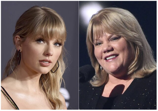 AP Photo Taylor Swift e sua mãe, Andrea Swift.