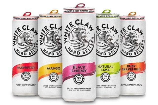 White Claw White Claw, popular entre as hard seltzer no mercado americano.