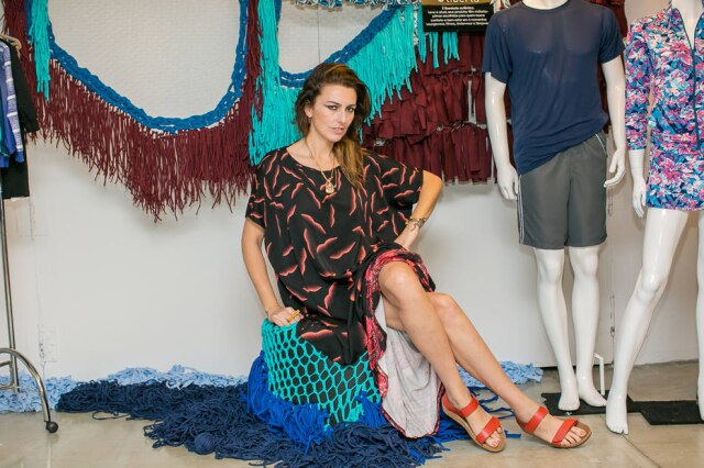 Daniell Marafon A consultora de moda especialista em sustentabilidade Chiara Gadaleta foi a responsável pelo cenário do evento