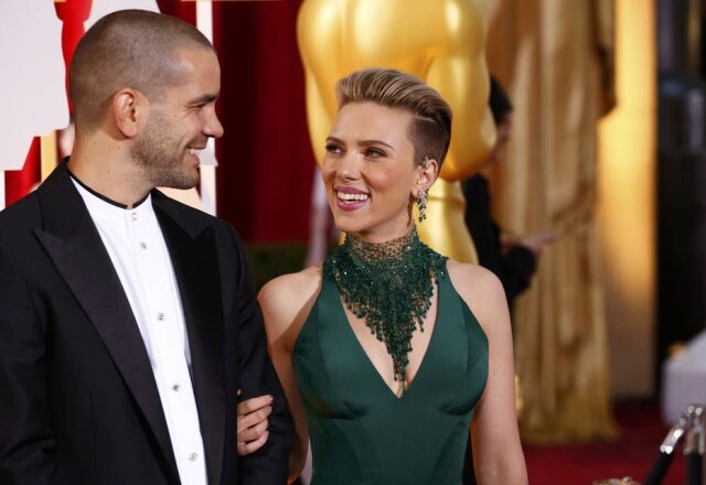 REUTERS/Lucas Jackson O casal no tapete vermelho do Oscar 2015