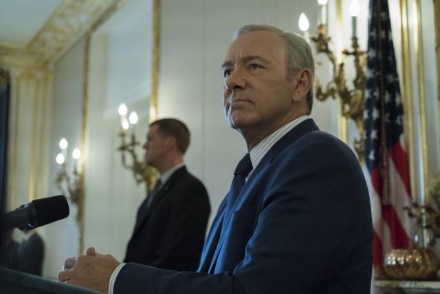 David Giesbrecht / Netflix / Divulgação Kevin Spacey em 'House of Cards'