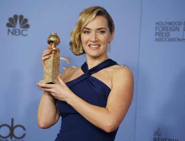 REUTERS/Lucy Nicholson Kate Winslet, que concorre ao prêmio de melhor atriz coadjuvante por "Steve Jobs"