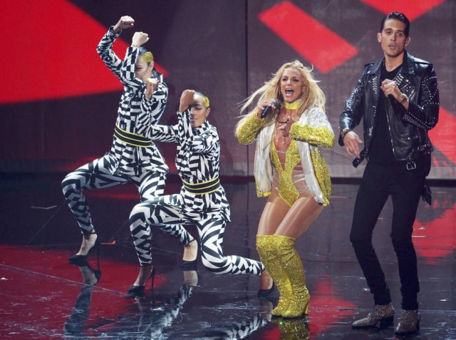 Reuters Britney Spears durante sua performance no Video Music Awards 2016