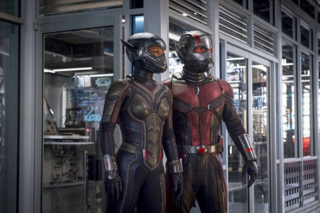 Marvel Studios/Distribuição Evangeline Lilly e Paul Rudd em 'Homem-Formiga e a Vespa'.