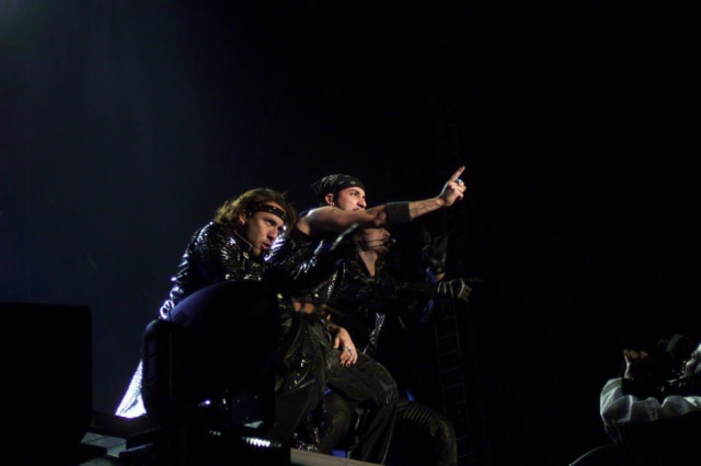 Milton Michida / Estadão Show dos Backstreet Boys em São Paulo, no Brasil, em 2001.
