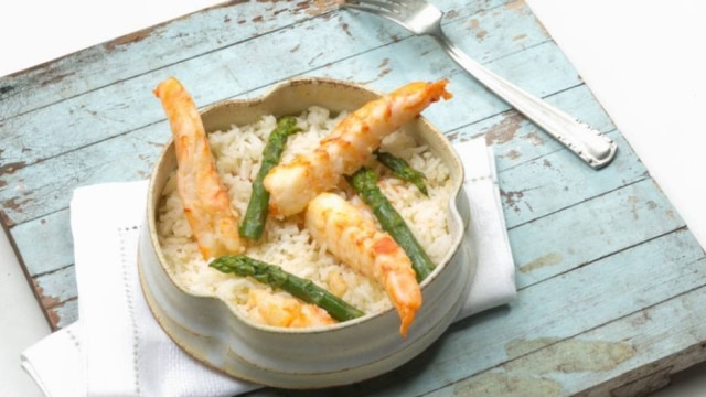 Daniel Teixeira A receita de arroz de camarão é fácil de fazer