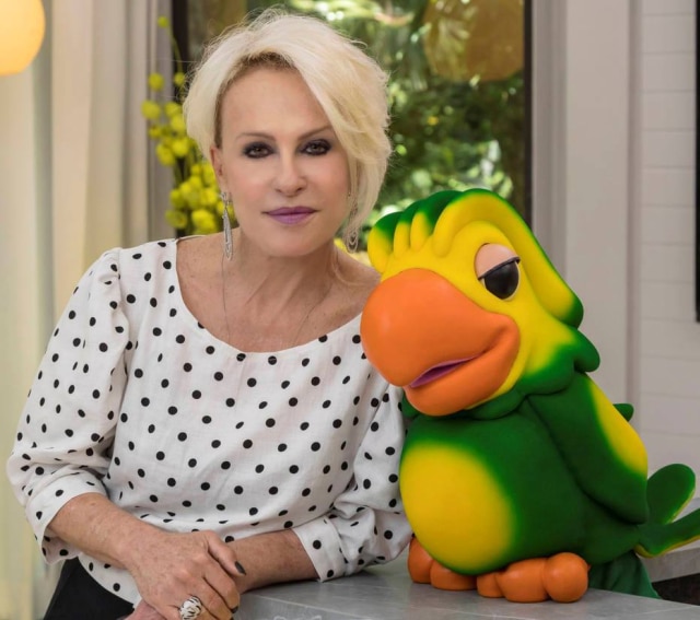 Sergio Zalis/TV Globo/Divulgação Ana Maria Braga e Louro José.