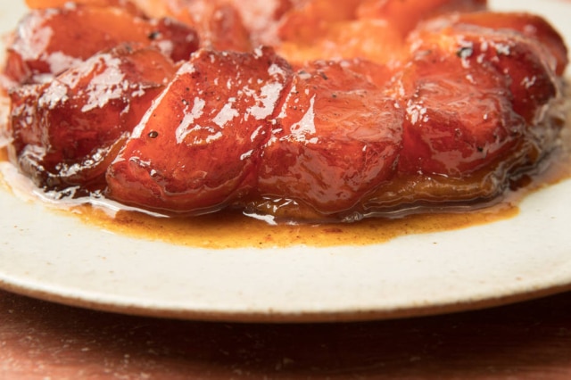 Daniel Teixeira/Estadão Tarte tatin de caqui.