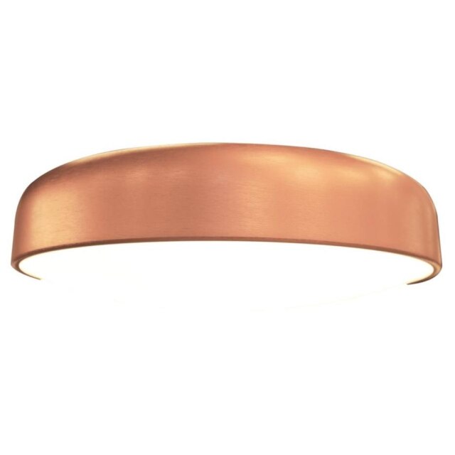 C&C Plafond da C&C, para duas lâmpadas, com acabamento em cobre, por R$ 239,99