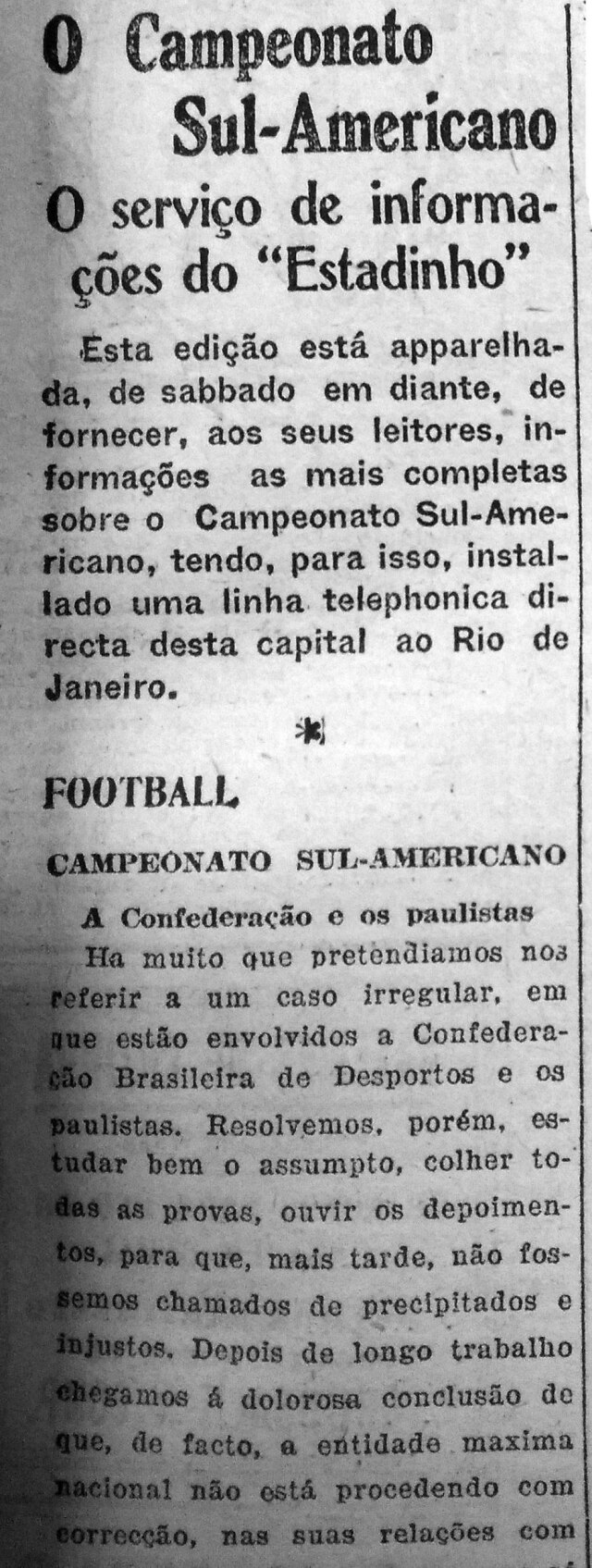 Acervo/Estadão Estadinho- 15/5/1919