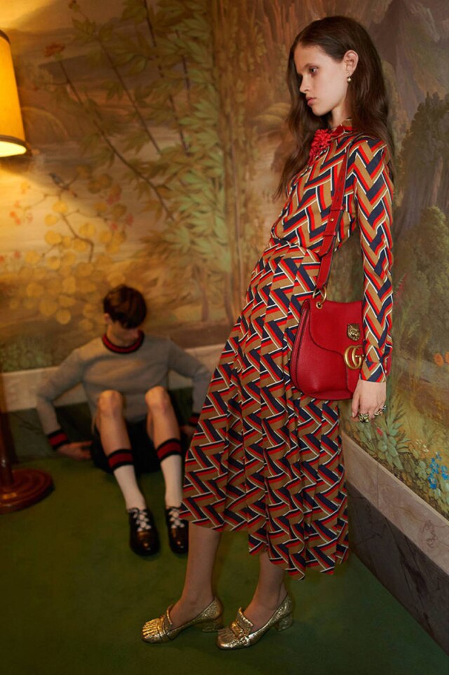 Divulgação Foto da campanha Cruise 2016 da Gucci, em que a modelo foi considerada magra demais