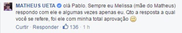 Reprodução / Facebook