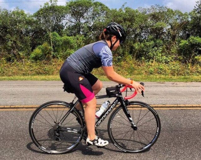 Reprodução/ Instagram Mariana aproveita os finais de semana para fazer os treinos mais longos