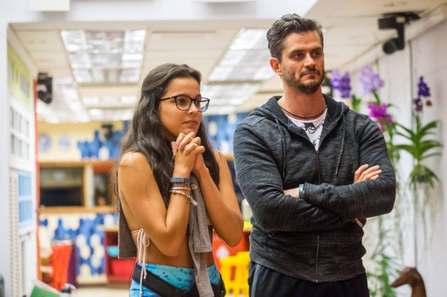 Paulo Belote/Globo Emilly e Marcos no 'BBB 17'