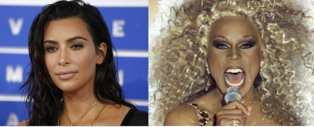 Eduardo Munoz/Reuters | Jeff Christensen/Reuters Desafio de um episódio de 'RuPaul's Drag Race' narrou recriou alguns momentos da vida das Kardashians