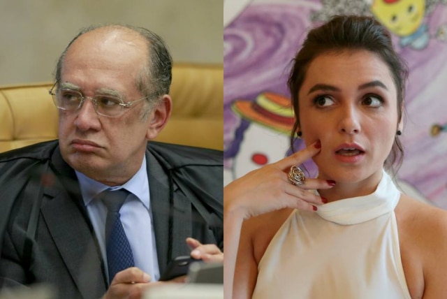 Dida Sampaio/ESTADÃO | Alex Silva/ESTADÃO Gilmar Mendes processou Monica Iozzi por difamação após post em rede social.