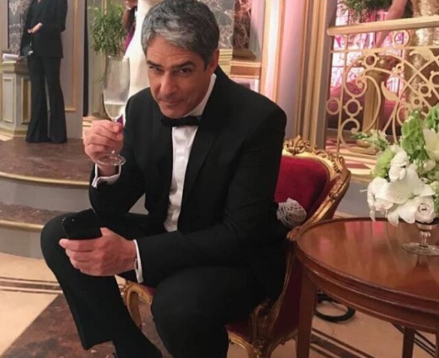 Instagram/@realwbonner William Bonner no 'Troféu Melhores do Ano'.