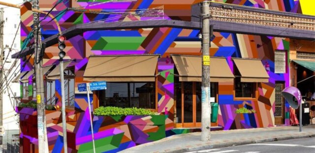 Projeção Kaur Projeção que o artista Ricardo Kaur fez para a nova casa que ocupará o imóvel do Esquina Mocotó