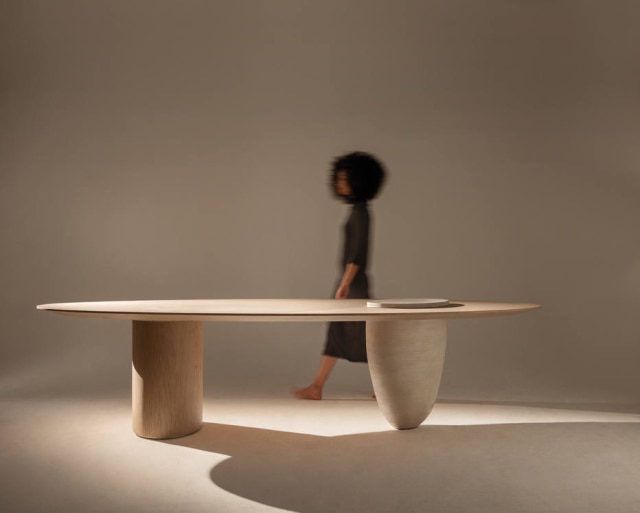 Artefacto A mesa Elipse, de Patricia Anastassiadis para a Artefacto