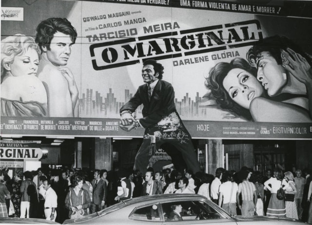 Domício Pinheiro/Estadão Estreia do filme 'O Selvagem' em São Paulo, estrelado por Tarcísio Meira, em março de 1975