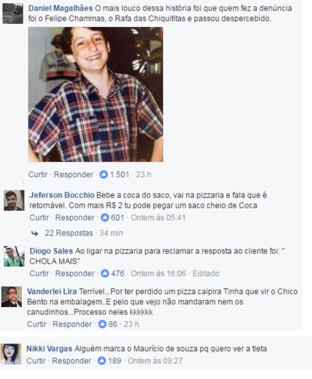 Reprodução / Facebook .