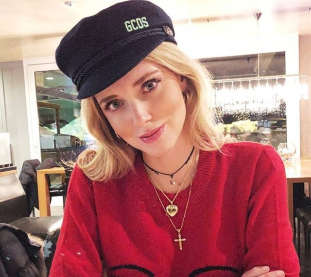 Instagram/ @chiaraferragni A blogueira Chiara Ferragni já adotou as boinas em seus looks