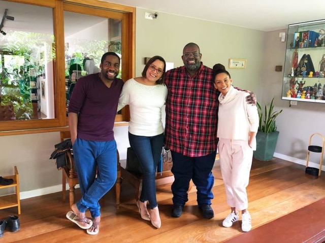 Instagram / @llidyfaria Péricles e Lázaro Ramos trabalharão juntos em nova turnê do cantor.
