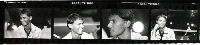 Mõnica Maia / Estadão Detalhe do contato fotográfico com imagens da entrevista de Cazuza no Aeroanta, 1988.