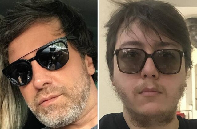 Instagram / @thiagocastanhooficial | Instagram / @alexandreflabrao Thiago Castanho, ex-guitarrista do Charlie Brown Jr., e Alexandre Abrão, filho do cantor Chorão.