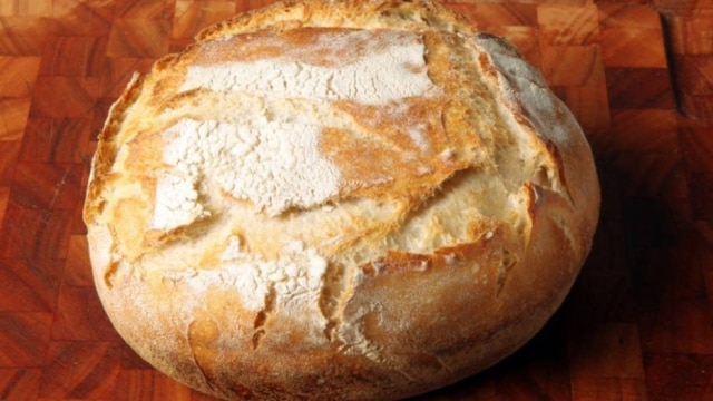 O pão que tem como base o levain, fermento natural