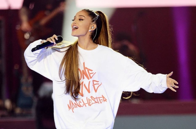 Dave Hogan/Handout via REUTERS Ariana Grande no show 'One Love Manchester'