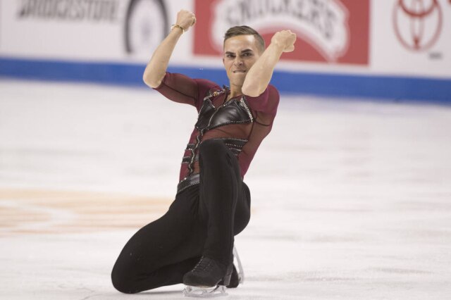 Kyle Terada/USA Today Sports O patinador norte-americano Adam Rippon deu resposta bem-humorada quando perguntado como é ser um atleta gay