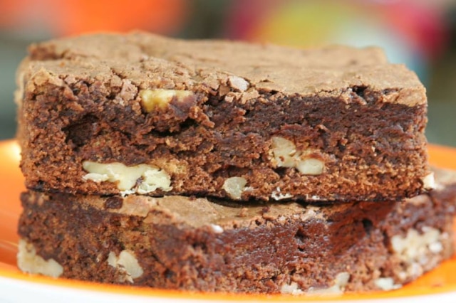 Felipe Rau|Estadão Brownie com nozes.