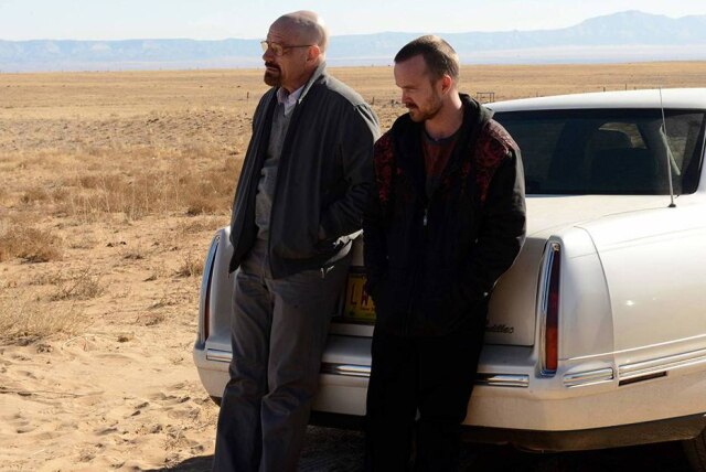 Ursula Coyote/Sony Pictures Television/AMC/Divulgação Estrelas de 'Breaking Bad' dizem estar dispostos a participar de 'Better Call Saul'.