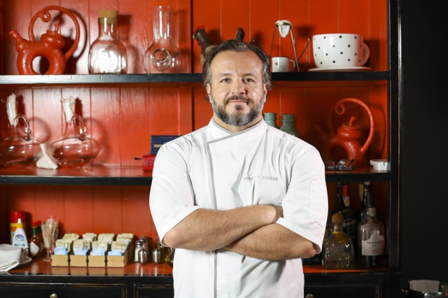 Tadeu Brunelli O chef Renato Carioni do restaurante Così