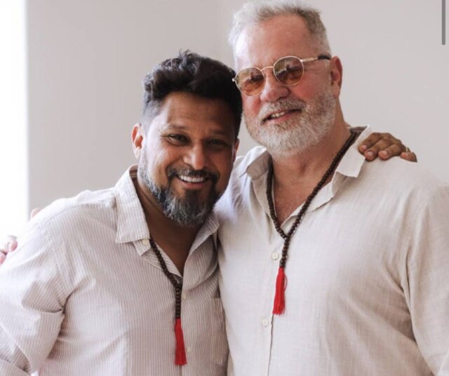 Instagram/@luizguimaraesoficial Luiz Fernando Guimarães e o marido Adriano Medeiros