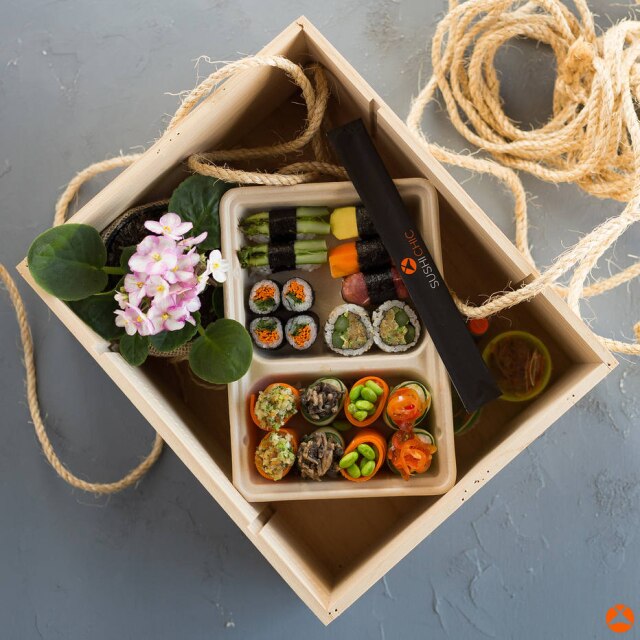 O braço vegetariano do Sushichic coloca os peixes para escanteio e faz dos vegetais protagonistas dos combinados de sushi