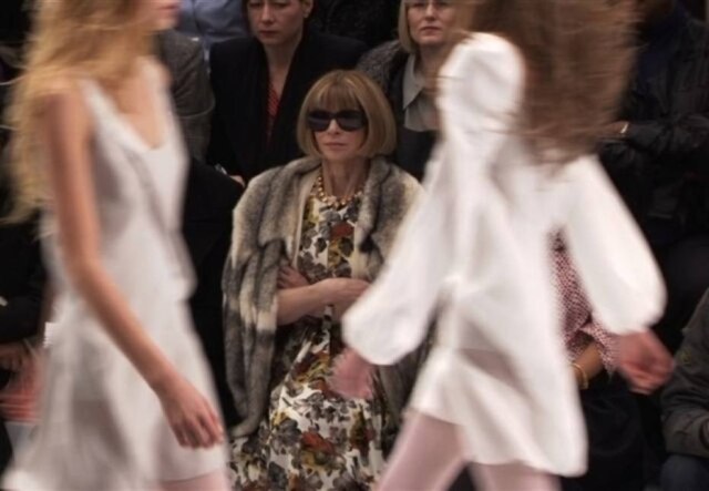Reprodução/The September Issue Anna Wintour, editora chefe da Vogue América, é a protagonista do documentário 'The September Issue'