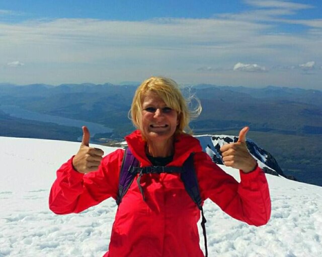 Reprodução/Facebook Joanne Milne passou nove meses viajando antes de perder a visão.