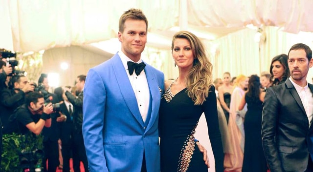 Jennifer S. Altman/The New York Times Gisele Bündchen e Tom Brady na edição de 2013 do baile do MET