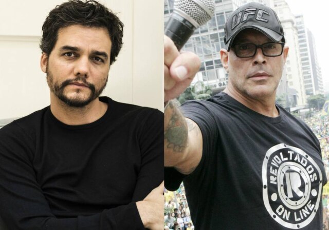 Emily Berl/The New York Times | Alex Silva/ESTADÃO Em vídeo, Alexandre Frota faz suposta ligação a Wagner Moura.