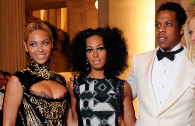 Casey Kellbaugh / The New York Times Beyoncé, sua irmã Solange e Jay-Z