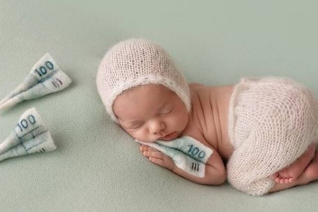 Imagens cedidas por Daniela Margotto Senor, filho da apresentadora Patrícia Abravanel e do deputado federal Fábio Faria.