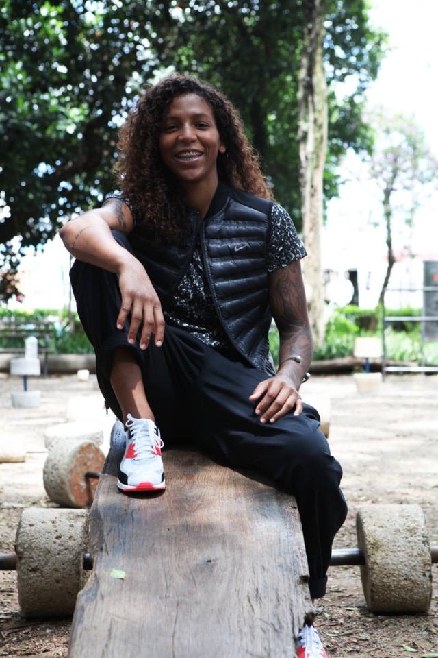 Felipe Morozini/Nike A judoca é patrocinada pela marca esportiva.