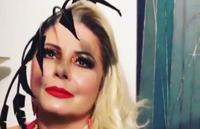 Instagram / @verafischeroficial A atriz Vera Fischer vestida para o carnaval 2018