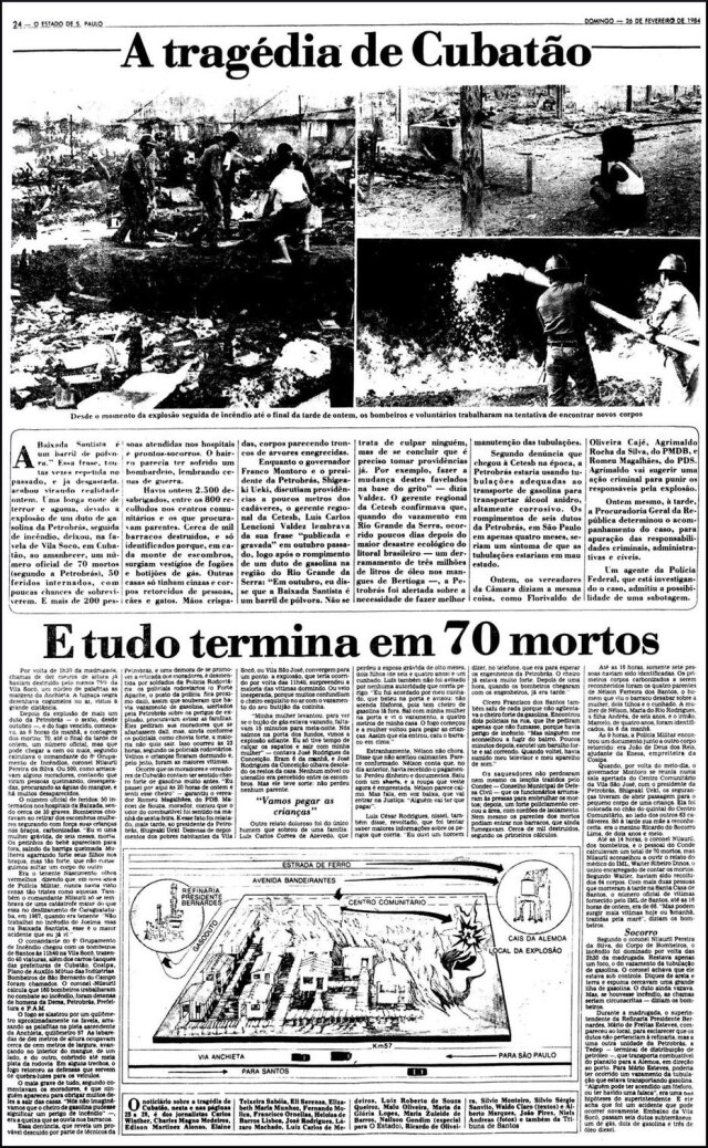 Acervo/Estadão O Estado de S.Paulo - 26/2/1984