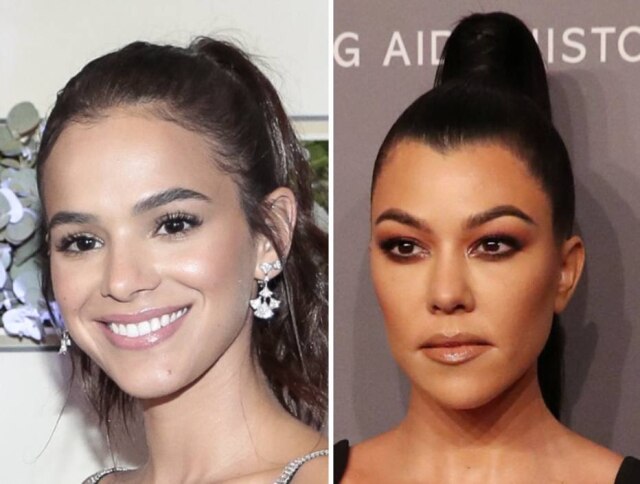 Luciana Prezia / Estadão | Shannon Stapleton / Reuters Bruna Marquezine e Kourtney Kardashian