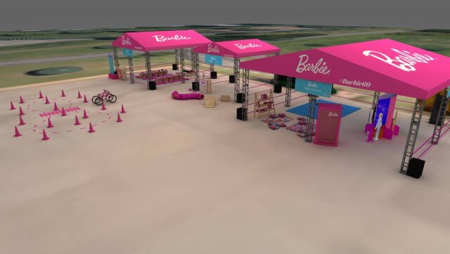 Divulgação/Barbie Festa celebra aniversário de 60 anos da boneca mais famosa do mundo.