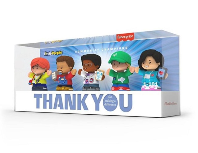 Mattel / Divulgação Brinquedos têm o objetivo de homenagear médicos, enfermeiros, entregadores e outras profissões